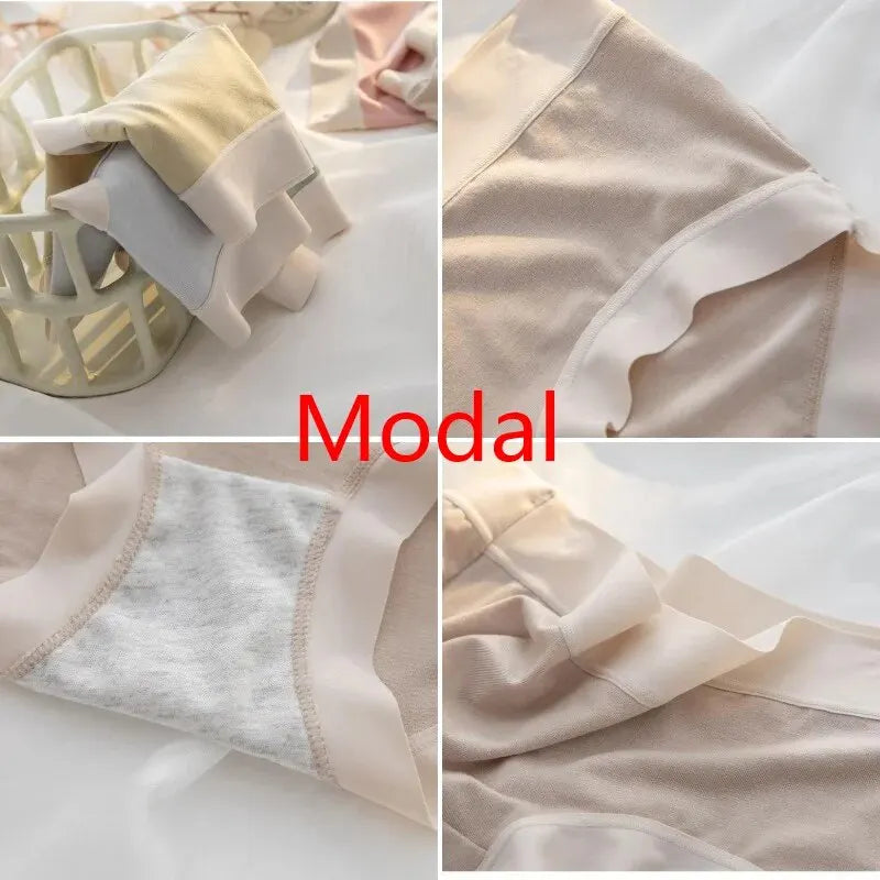 4PCS Set Seamless Modal Panty – Ultra-Soft & Comfortable Women's Underwear