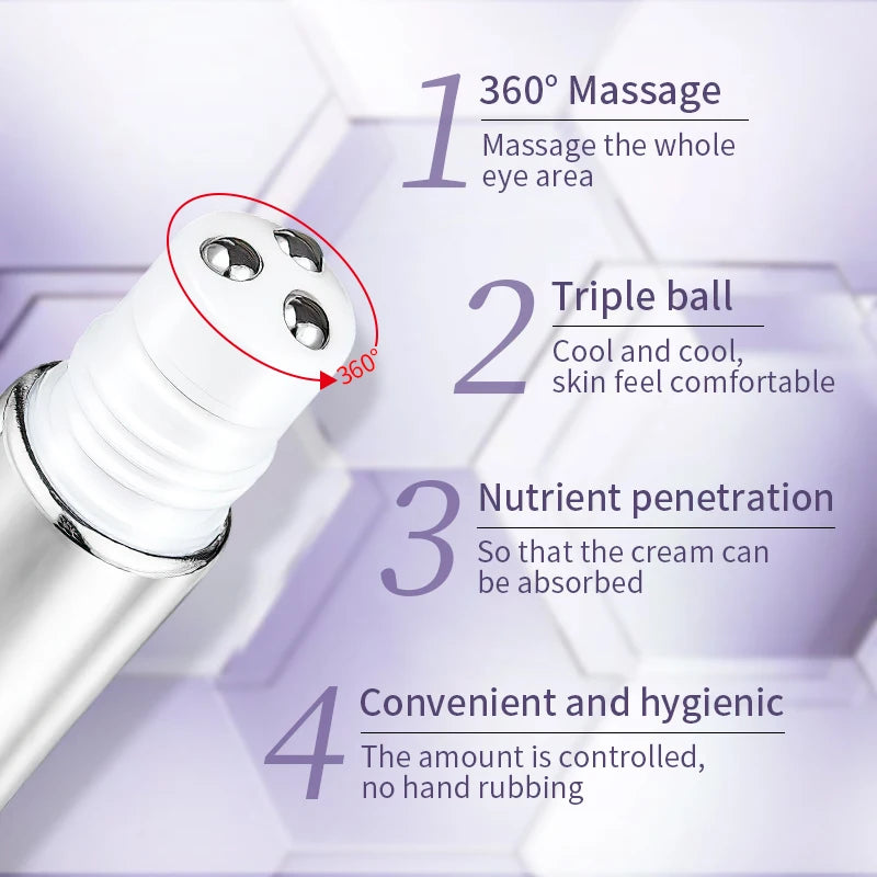 O'CHEAL Anti-Aging Eye Cream Roller – Reduce Dark Circles, Wrinkle & Eye Bags Instantly