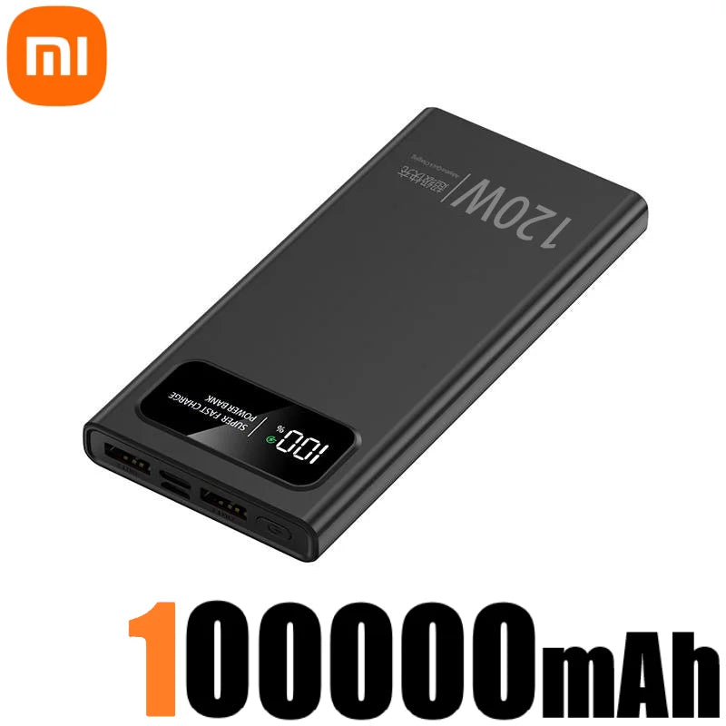 Xiaomi 200000mAh 120W Super Fast Charging Power Bank – Ultra High Capacity Portable Charger