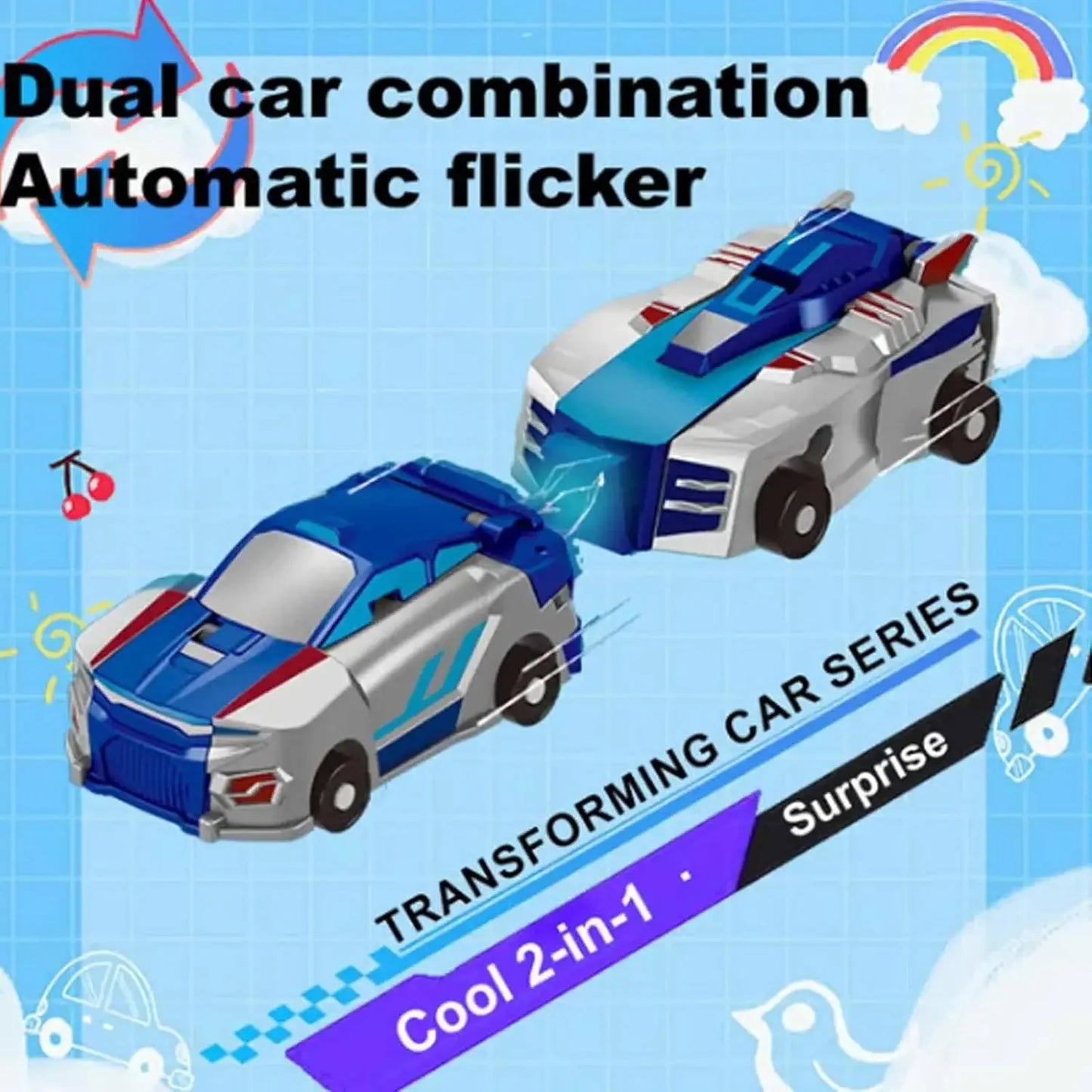 Collision Transforming Dinosaur Car Toy