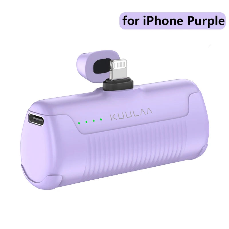 Portable Mini Power Bank 4500mAh – Compact Charger for iPhone 16 15 14 13 Pro Max & Android
