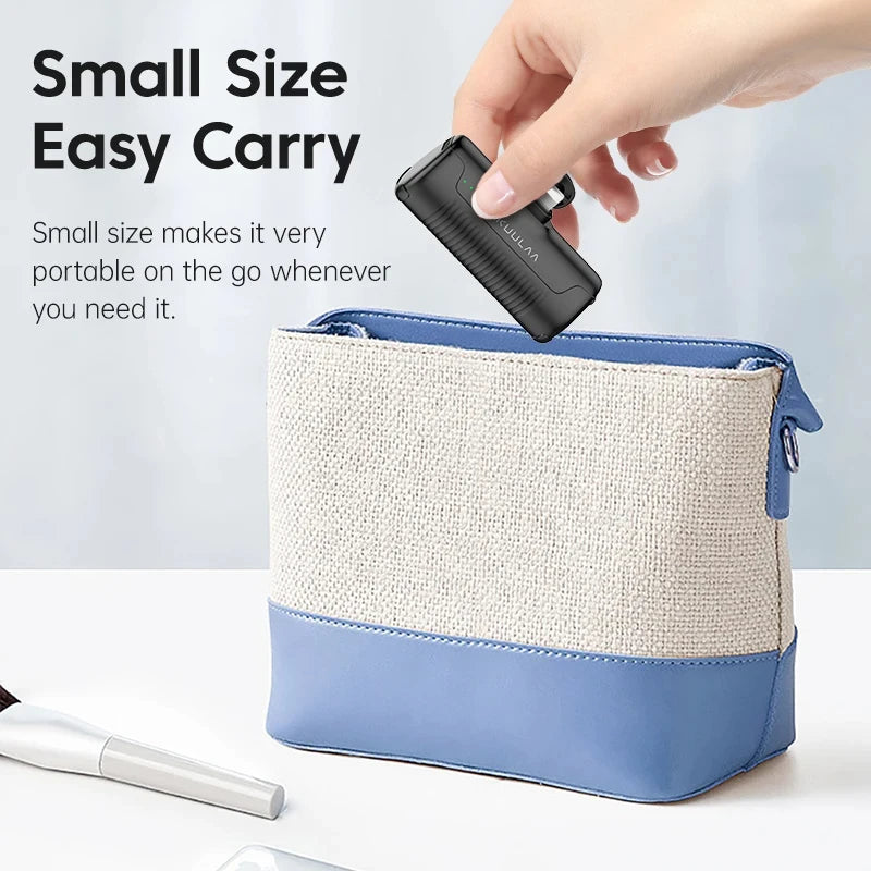 Portable Mini Power Bank 4500mAh – Compact Charger for iPhone 16 15 14 13 Pro Max & Android