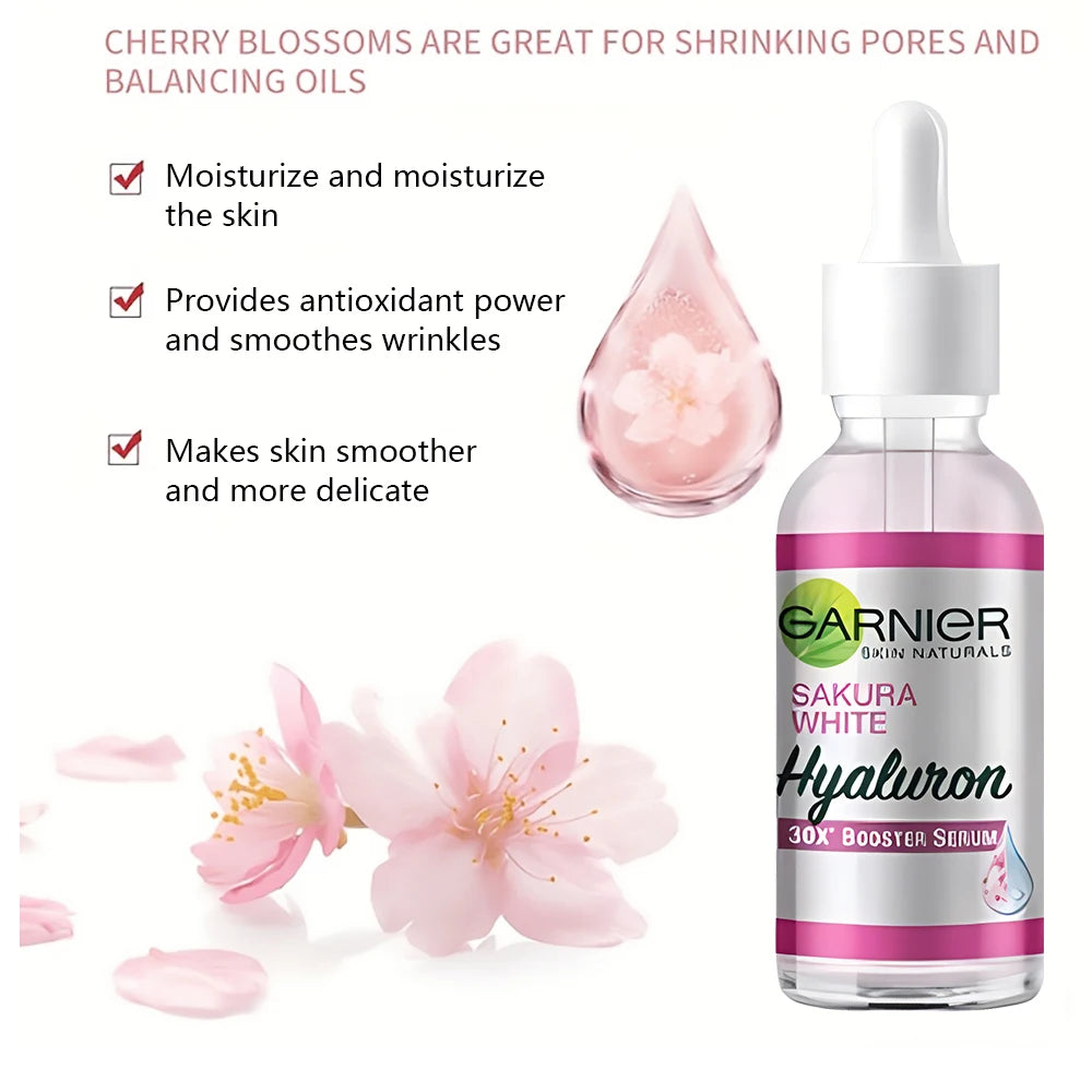 Sakura Glow 30x Hyaluronic Booster Whitening Moisturizing Serum
