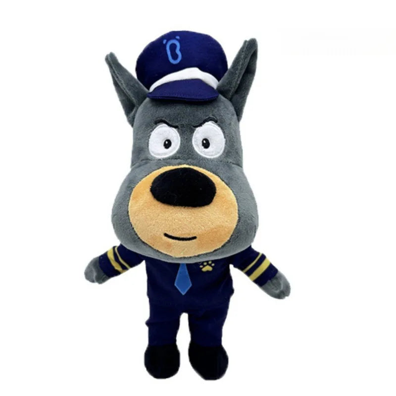 Sheriff Labrador Dog Plush Toy – Soft Security Cartoon Doll for Boys & Girls