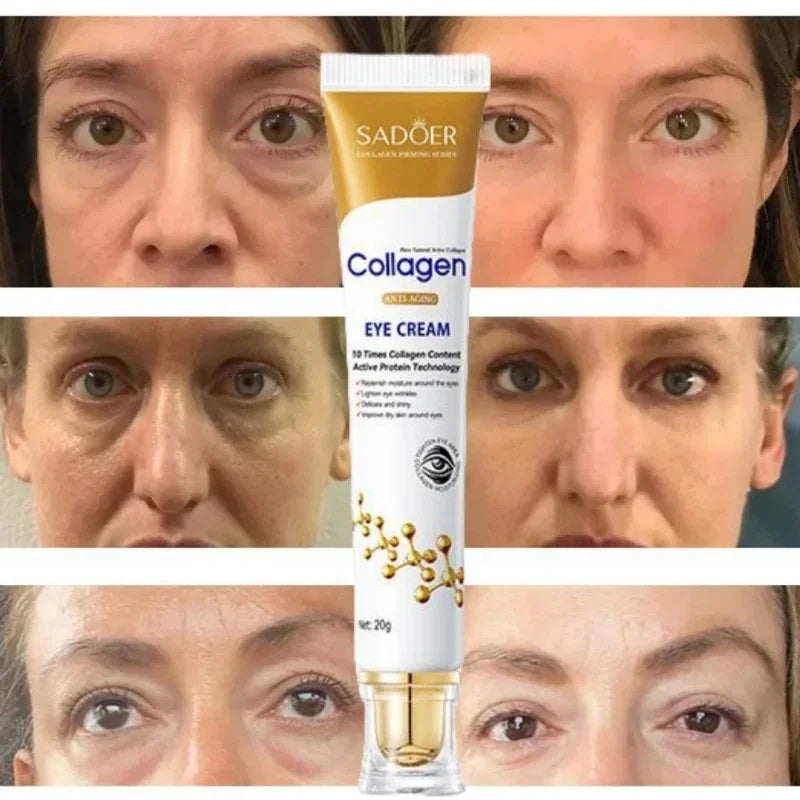 SADOER Collagen Eye Cream – Anti-Dark Circles & Eye Bag Removal