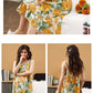 Floral Print Sexy Spaghetti Strap Nightgown