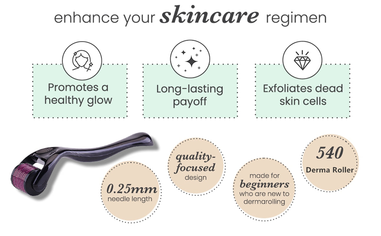 Derma Roller Microneedle Roller For Face and Body