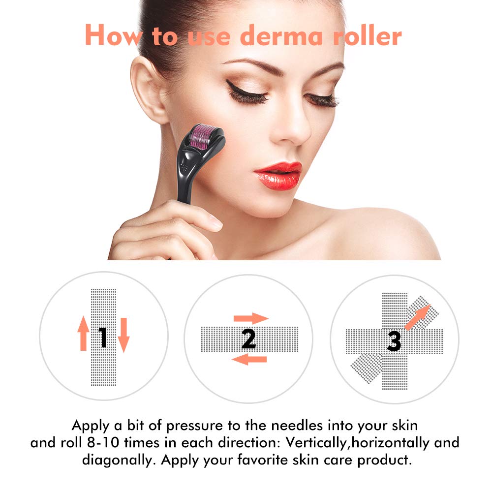 Derma Roller Microneedle Roller For Face and Body