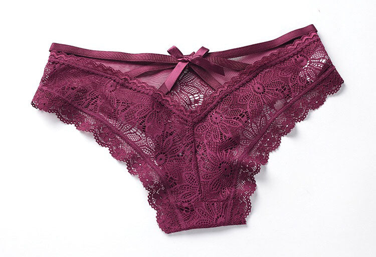 Sensuous Lace Transparent Hollow Out Panties