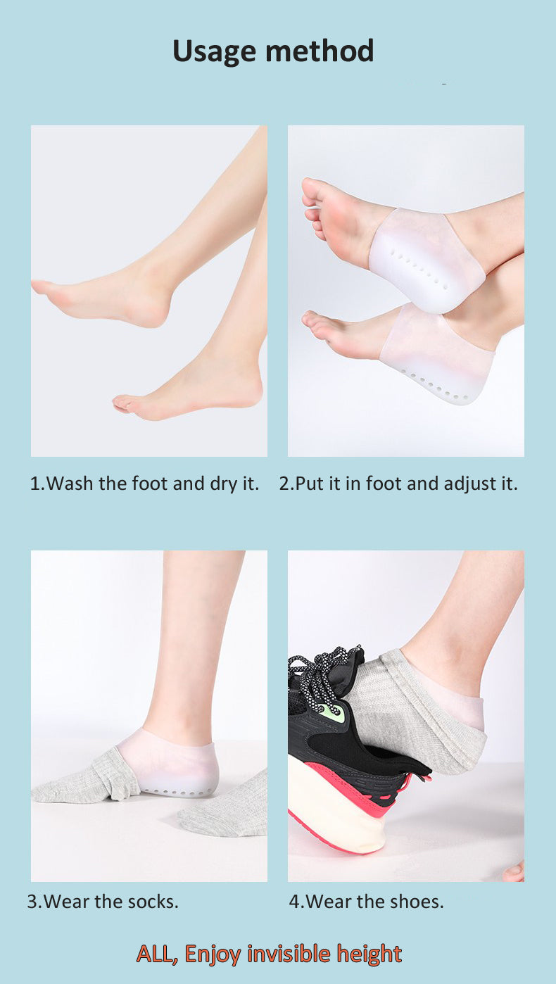 Silicone Invisible Height Increase Insole