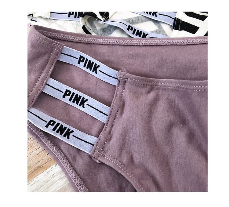 PINK Letter Sexy Panties