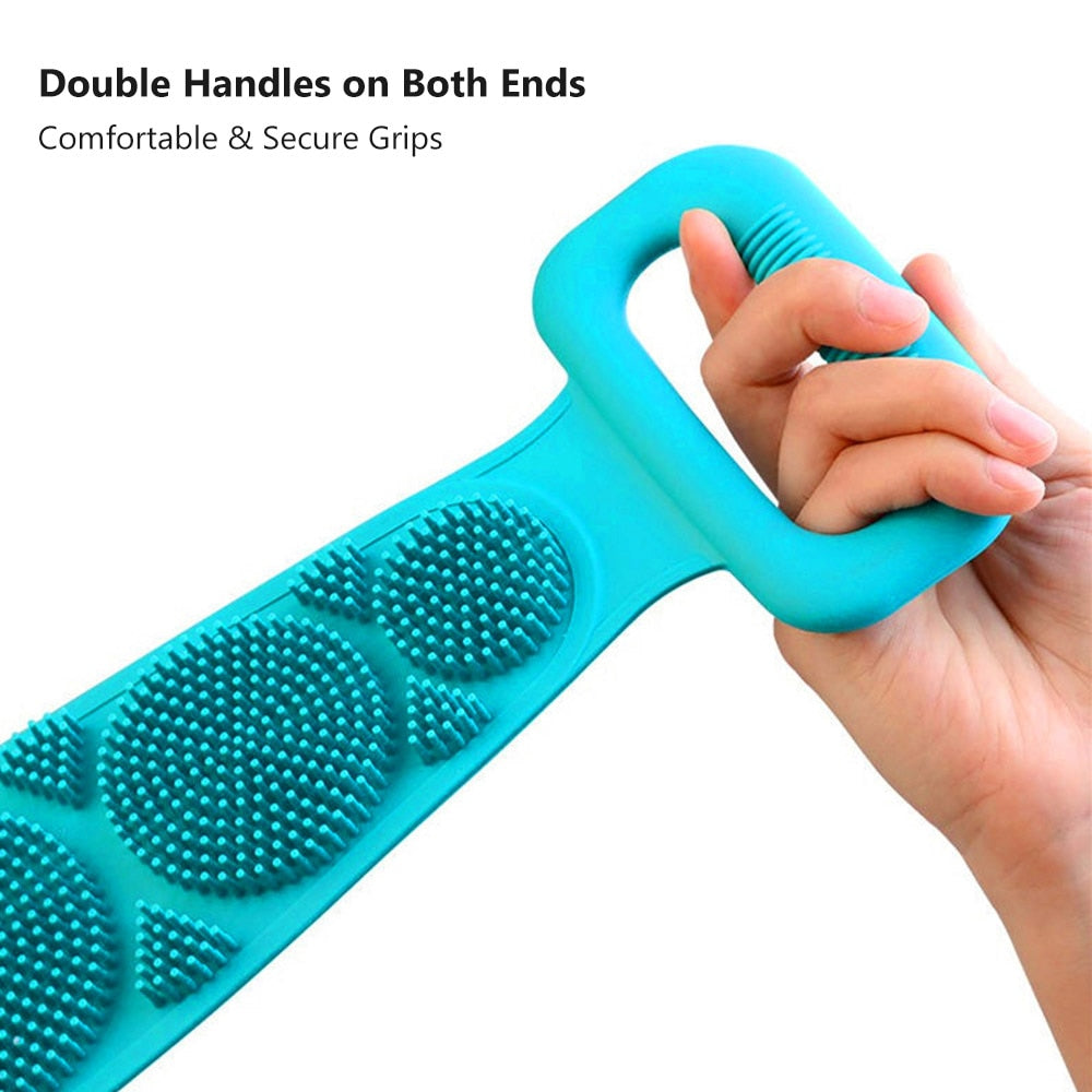 Magic Silicone Brush Bath Towel