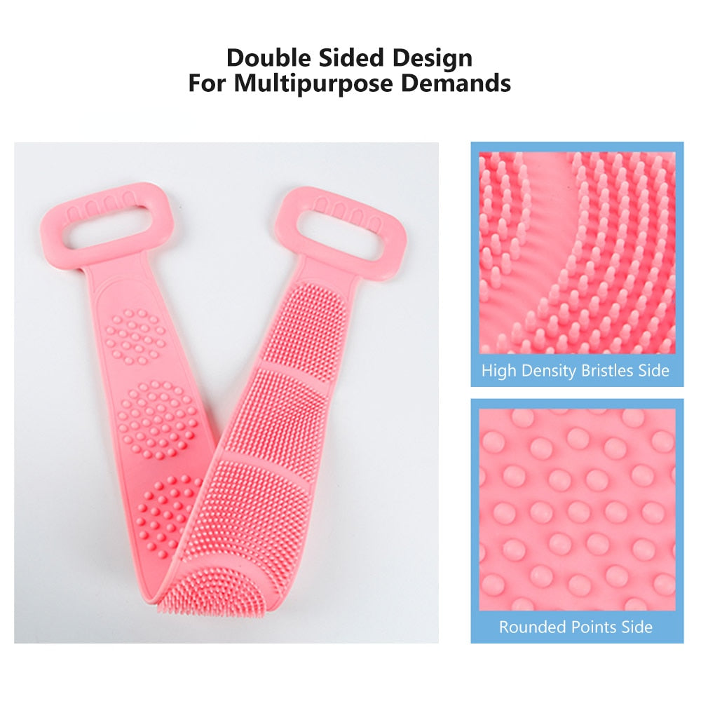 Magic Silicone Brush Bath Towel