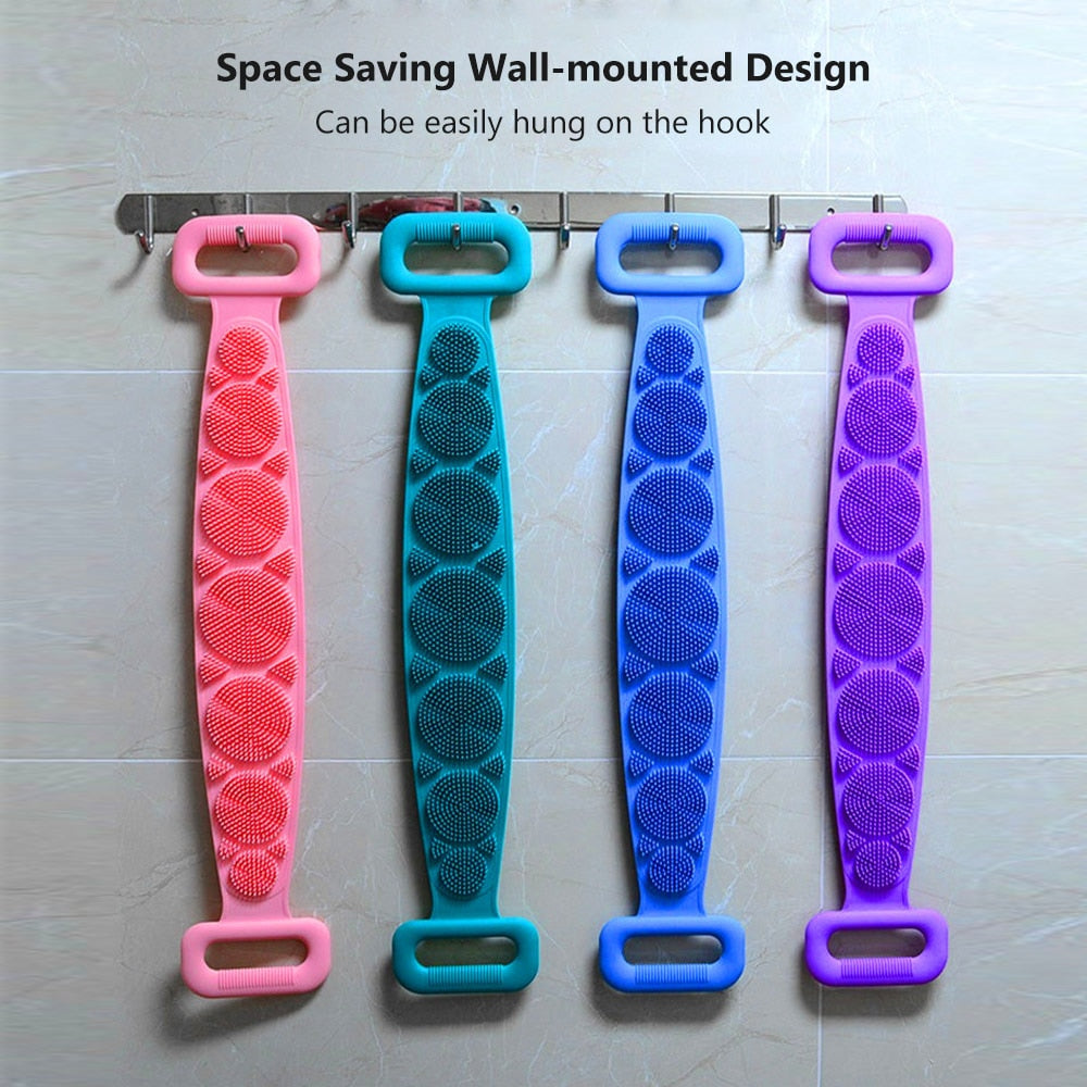Magic Silicone Brush Bath Towel