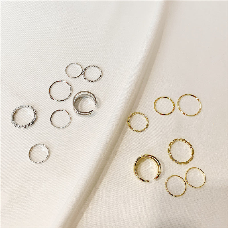 7pcs Fashion Jewelry Rings