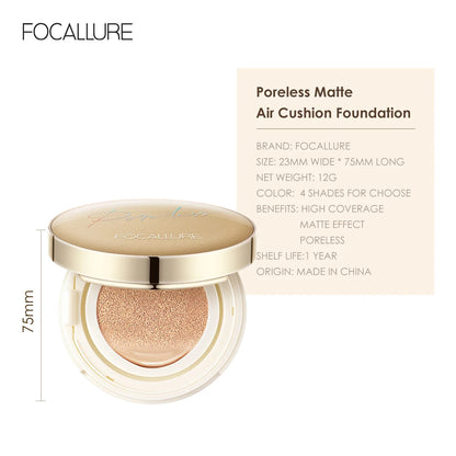 FOCALLURE Air Cushion Poreless BB Cream  Foundation