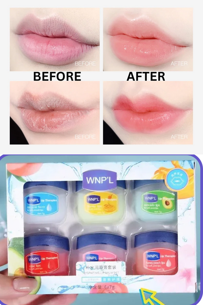 Natural Plant-Based Lip Balm Set – Long-Lasting Moisture & Softness (4/6/8PCS)
