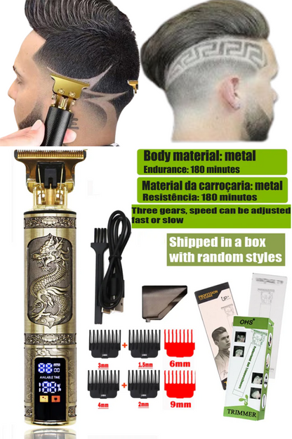 T9 Professional Men’s  Hair Clipper Shaver  – Precision Beard & Hair Trimmer