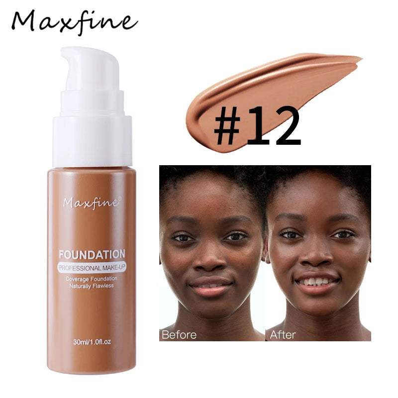 12-Color Liquid Foundation