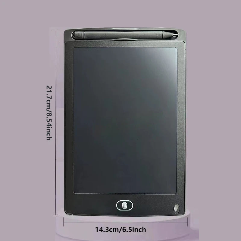 Kids LCD Drawing Tablet – 6.5/8.5/10/12 Inch Rechargeable Erasable Board with Stylus