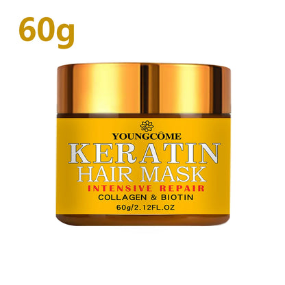 Keratin. Collagen & Biotin Hair Mask  – Deep Repair & Nourishment for Dry, Damaged Hair