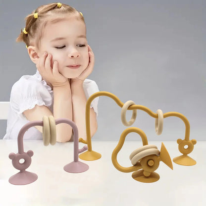 1pc Silicone Bead Maze Toy – Early Learning Puzzle for Babies & Toddlers