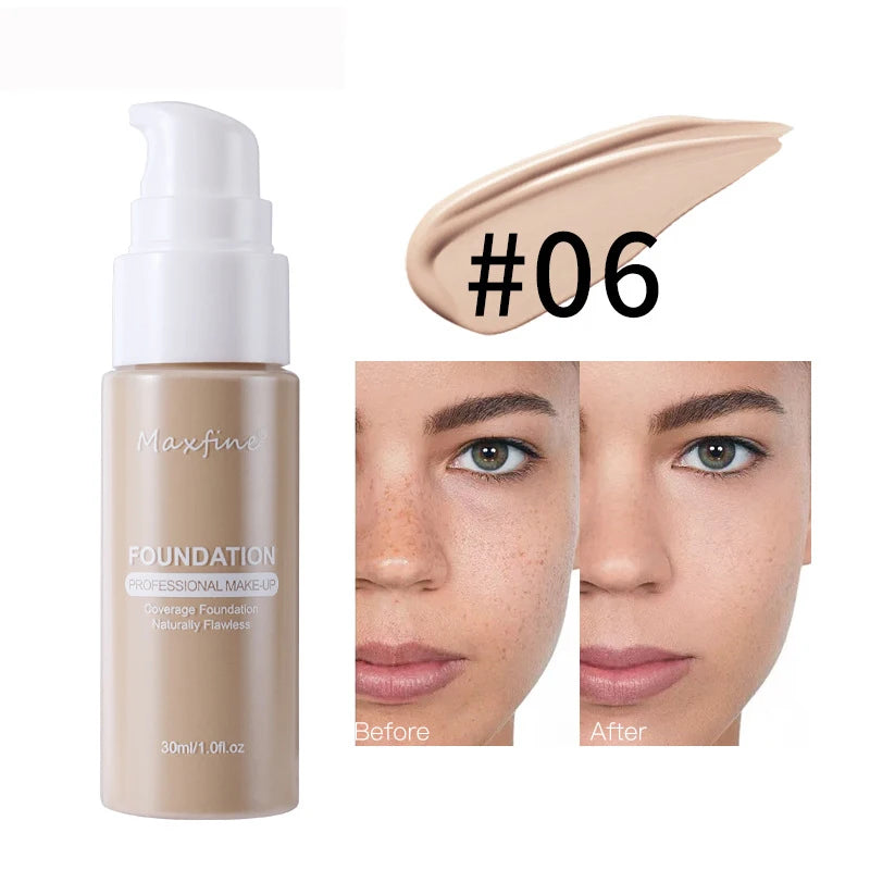 MAXFINE Liquid Foundation Effective Concealer