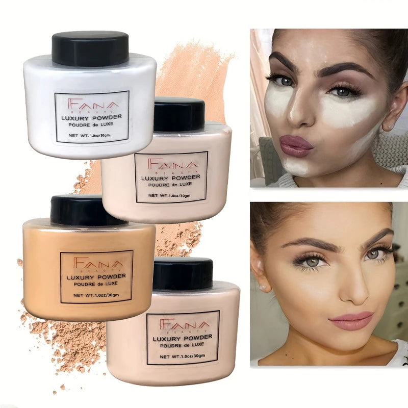 4 Color Luxury Face Foundation Banana Powder