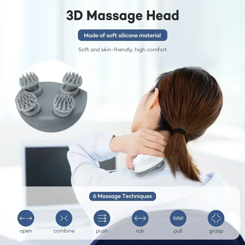 💆‍♀️ Electric Head  Scalp Body Massager – Relax Anytime, Anywhere!