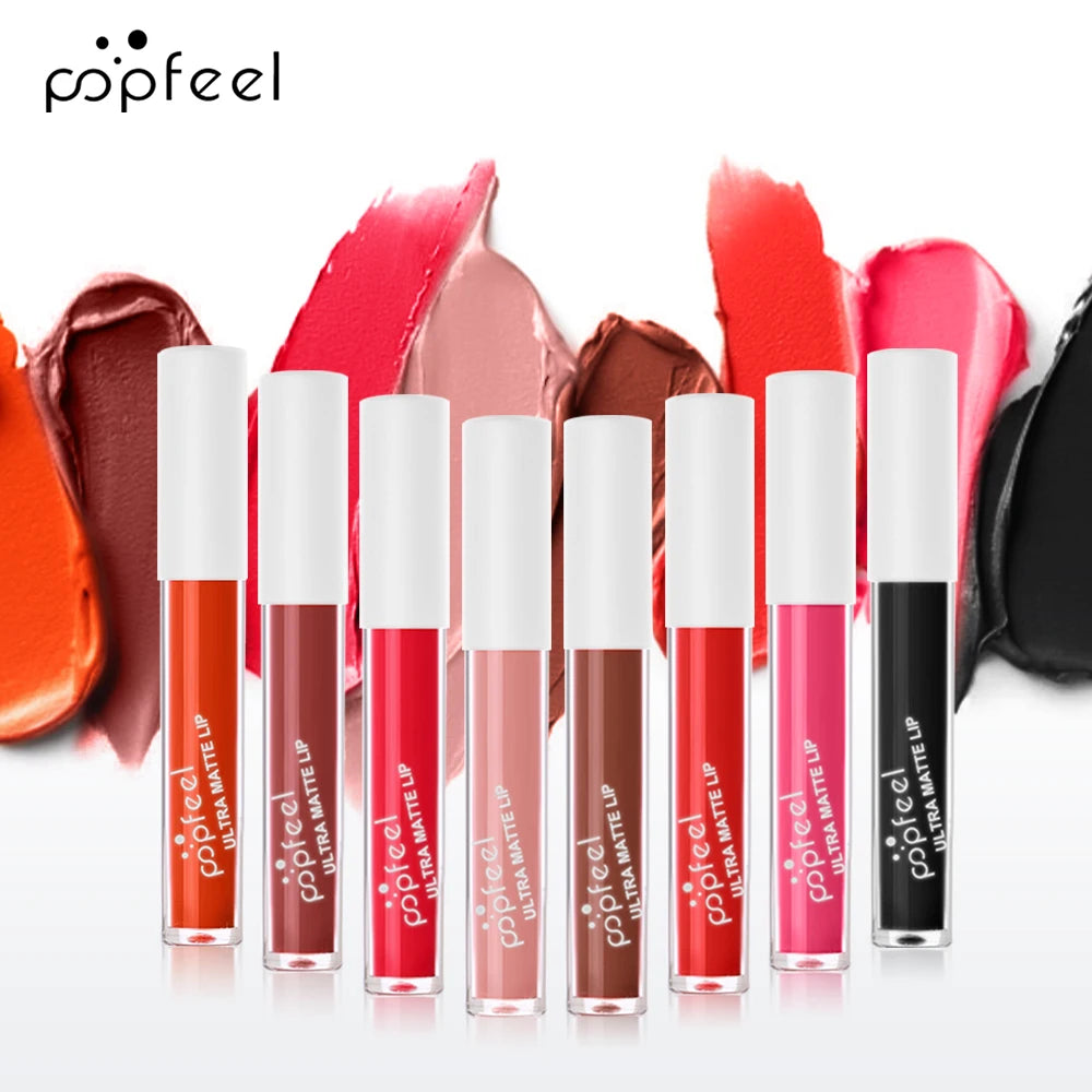 💋 POPFEEL Ultra Matte Lip Gloss – Long-Lasting, Non-Stick Formula!