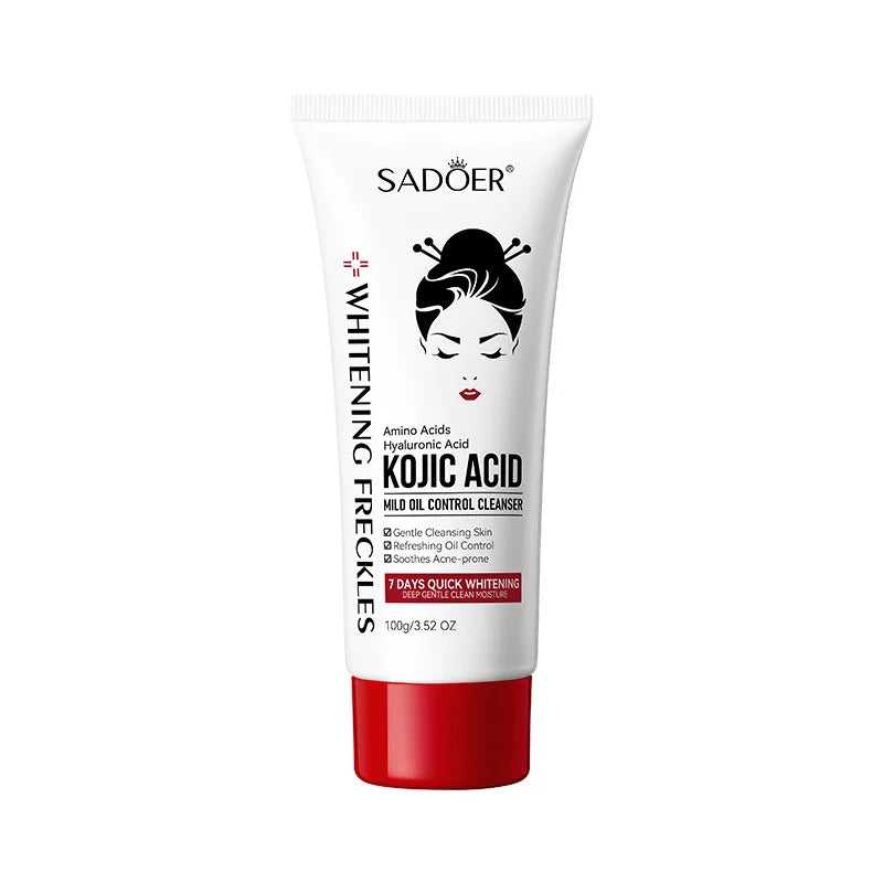 SADOER Kojic Acid Face Oil Cleanser – Deep Cleansing & Brightening Foam Wash