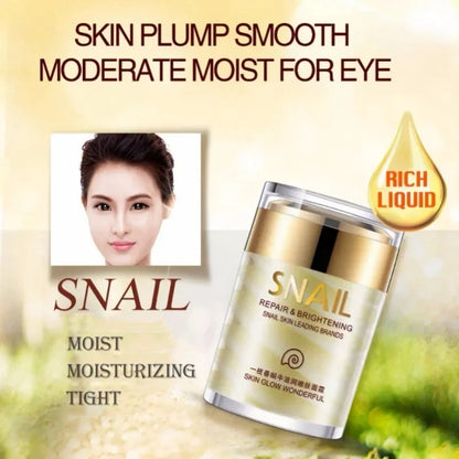 Snail Collagen Face Cream – Whitening, Moisturizing & Anti-Aging Firming Cream for Wrinkles & Eye Bags (60g)