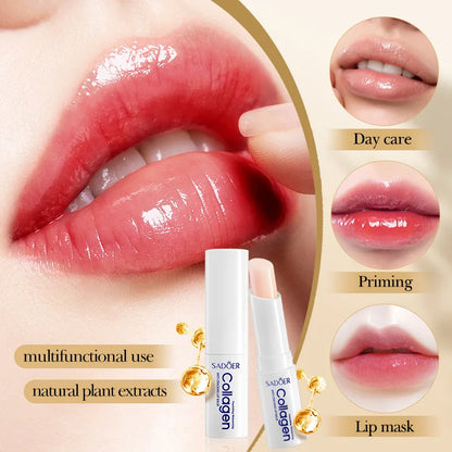 SADOER Collagen Lip Balm – Deep Moisturizing & Lip Repair for Soft, Hydrated Lips