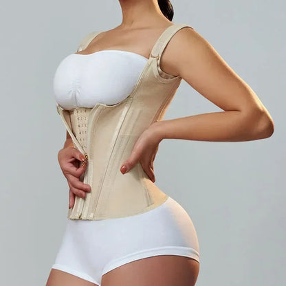 Double Compression Waist Trainer – Colombian Faja for Maximum Tummy Control
