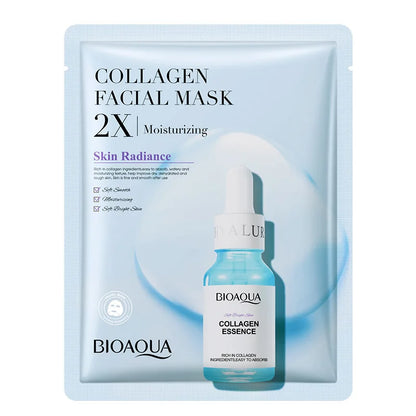 20pcs BIOAQUA Centella Collagen Face Masks – Hydrating & Refreshing Skin Care