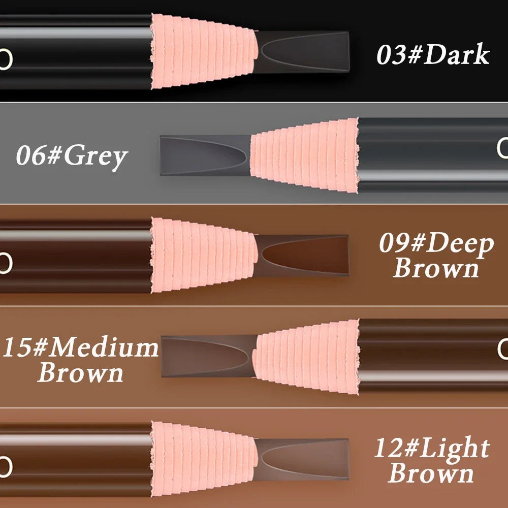 5PCS Set Waterproof Microblading Eyebrow Pencil – Long-Lasting Brow Perfection!