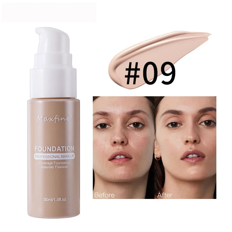 MAXFINE Liquid Foundation Effective Concealer