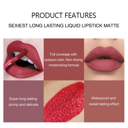 💋 Cmaa Du Matte Liquid Lipstick – No Smudge, No Fade!