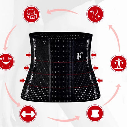 Slimming Waist Trainer Binder – Shaper Belt for Tummy Control & Body Sculpting