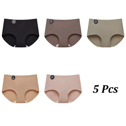 5PCS Set Invisible Seamless Panty  –  High Elastic,  Ultra-Thin, Soft