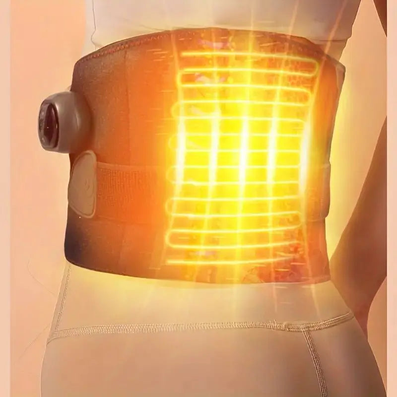 ⚡ Lumbar Heating Massage Waist Belt – Pain Relief On the Go!