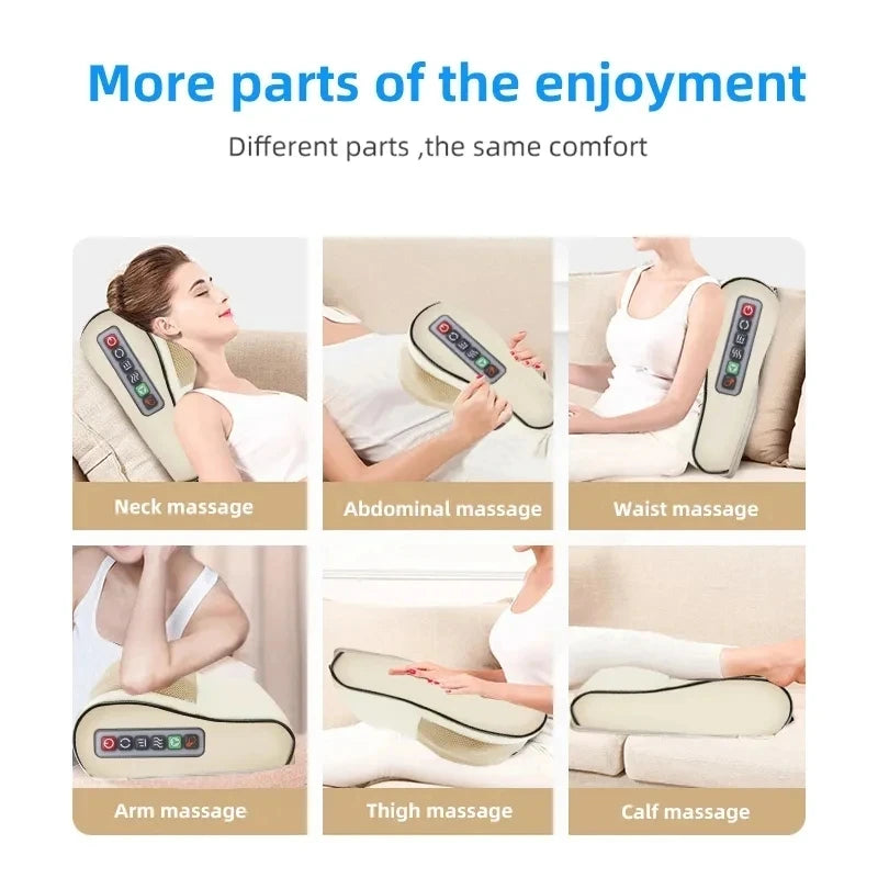 🛌 Portable Electric Massage Pillow – Relieve Tension & Soothe Sore Muscles Instantly!