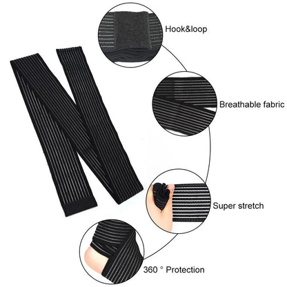 Adjustable Compression Bandage For Knee, Ankle, Leg. Elbow, & Wrist Support Wrap