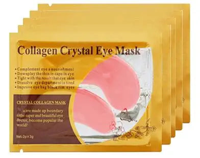 10Pairs Gold Collagen Crystal Eye Mask – Reduce Puffiness, Wrinkles & Dark Circles