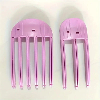 2pcs Fluffy Hairpin Curling Clips – Easy Volume & Style for Bangs & Roots