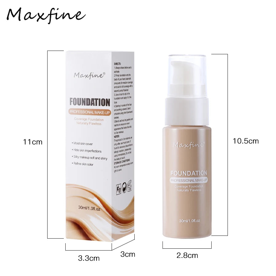 12-Color Liquid Foundation