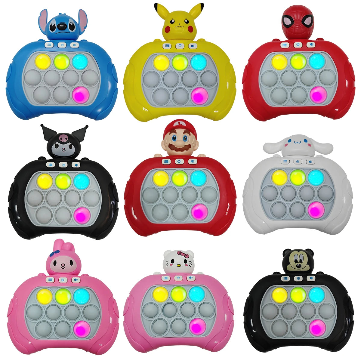 Pikachu Quick Push Game – Electronic Pop It Pro Fidget Toy for Kids & Adults