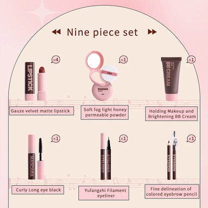 Makeup Gift Box – Stunning Powder & Lipstick Set in a Beautiful Gift Box