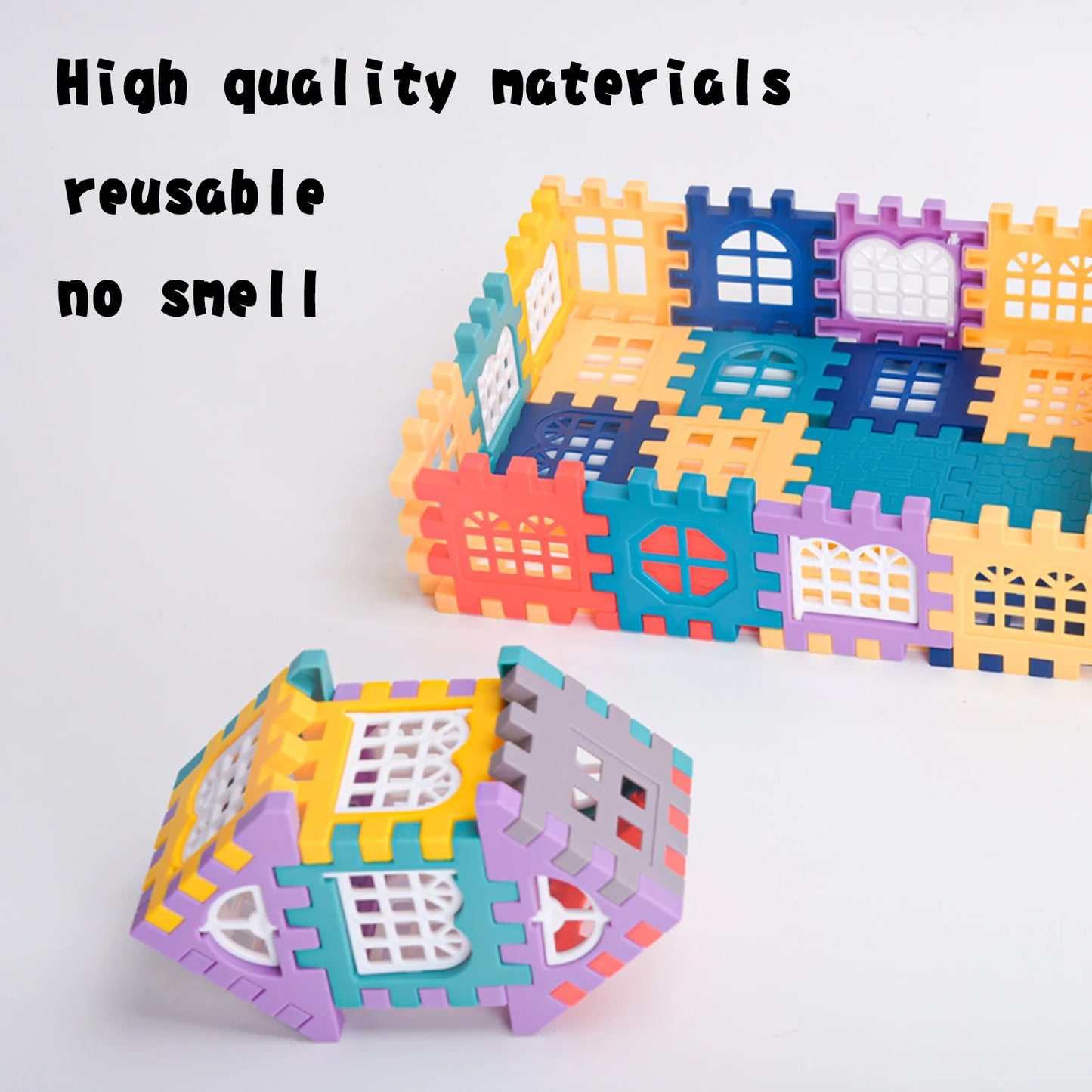 Large House Building Block Set – Creative Construction Toy for Boys & Girls