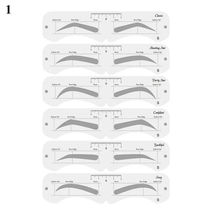 Reusable Eyebrow Stencil Set – Perfect Brow Shaping Made Easy!